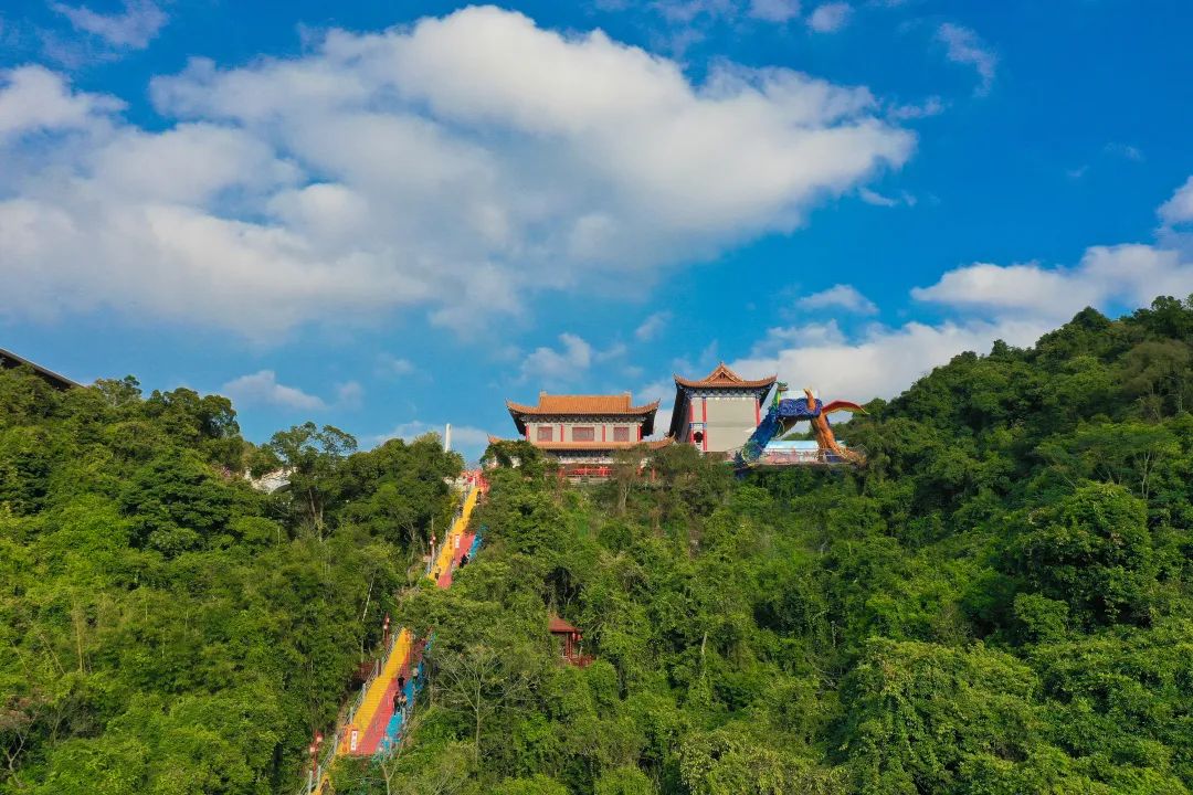 元宵节观音山上的幸福团圆游，溢出屏幕的热闹